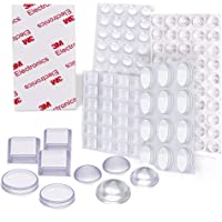 Uni-Fine Lagrimas silicona para cristales 4 Tamaños Transparentes AlmohadillaTopes Puertas Armarios de Ruido-protector…